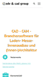 Mobile Screenshot of edv-cad.de